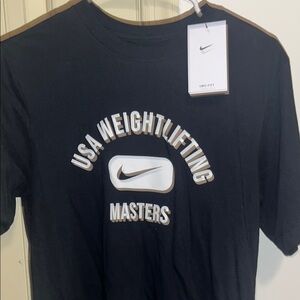 Nike Black Short Sleeve USA Weightlifting Tee
